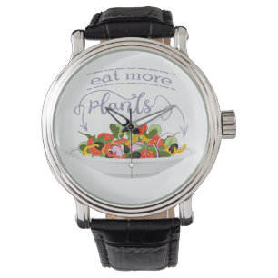 Eet meer planten frisse salade motivatie beletteri horloge