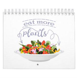 Eet meer planten frisse salade motivatie beletteri kalender