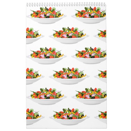Eet meer planten frisse salade motivatie beletteri kalender (Hoes)