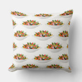 Eet meer planten frisse salade motivatie beletteri kussen (Voorkant)