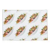 Eet meer planten frisse salade motivatie beletteri kussensloop (Achterkant-Rechts)