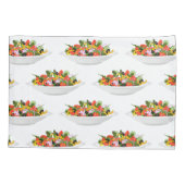 Eet meer planten frisse salade motivatie beletteri kussensloop (Achterkant)