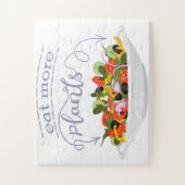 Eet meer planten frisse salade motivatie beletteri legpuzzel (Verticaal)