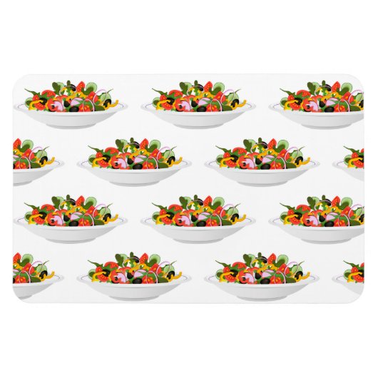 Eet meer planten frisse salade motivatie beletteri magneet (Horizontaal)