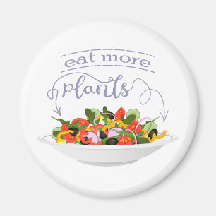 Eet meer planten frisse salade motivatie beletteri magneet