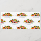 Eet meer planten frisse salade motivatie beletteri menu (Achterkant)