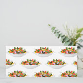 Eet meer planten frisse salade motivatie beletteri menu (Staand voorkant)