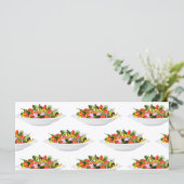 Eet meer planten frisse salade motivatie beletteri menu (Staand voorkant)