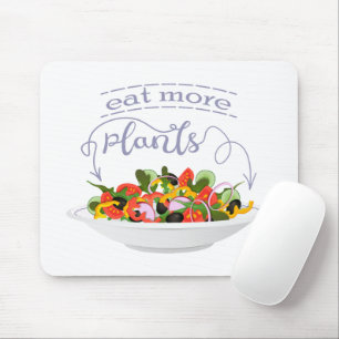 Eet meer planten frisse salade motivatie beletteri muismat