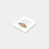 Eet meer planten frisse salade motivatie beletteri post-it® notes (Schuin)