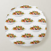 Eet meer planten frisse salade motivatie beletteri rond kussen (Voorkant)