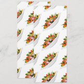 Eet meer planten frisse salade motivatie beletteri save the date (Voorkant / Achterkant)