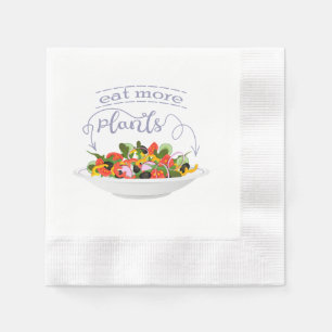 Eet meer planten frisse salade motivatie beletteri servet