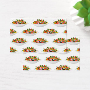 Eet meer planten frisse salade motivatie beletteri visitekaartje