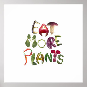 Eet meer Planten - Healthy Reminder Poster