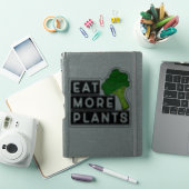 Eet meer Planten, Vegan Activism Sticker (iPad Cover)