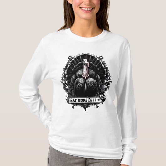 Eet meer rundvlees 07 t-shirt (Voorkant)