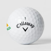 Eet meer taco's golfballen (Logo)