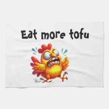 Eet Meer Tofu met Panische Grappige Kip