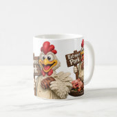 Eet Meer Varkensvlees Koffiemok (Voorkant rechts)