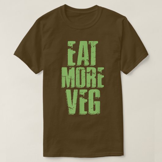 Eet meer veg-stuifmeel t-shirt (Design voorkant)