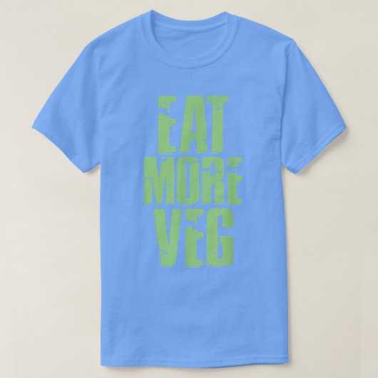 Eet meer veg-stuifmeel t-shirt (Design voorkant)