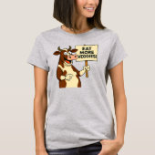 Eet meer vegetarische groenten t-shirt (Voorkant)