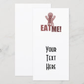 EET MIJ! Peperkoekmannetje - Rood (Voorkant / Achterkant)