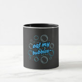 Eet mijn bubbels ⭐⭐⭐⭐⭐ mok (Midden)