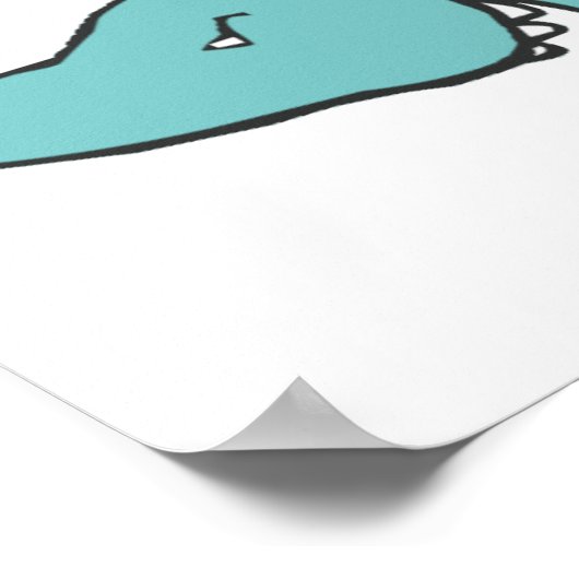 Eet mijn bubbels poster (Hoek)