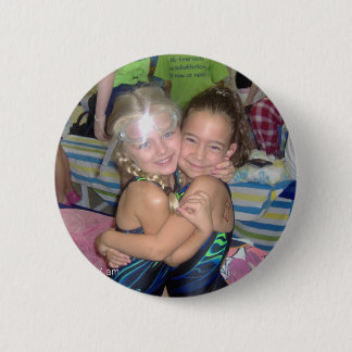 Eet mijn Bubbles Custom Swim Team Button