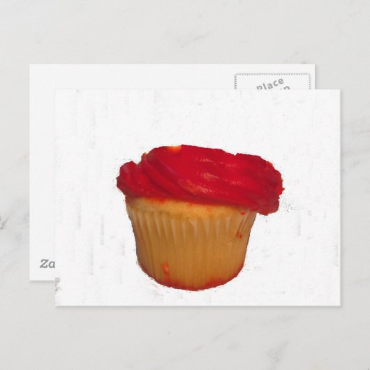 Eet mijn Cupcake Briefkaart (Voorkant / Achterkant)