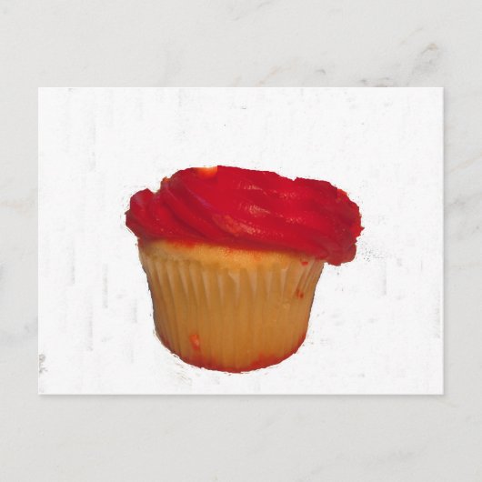 Eet mijn Cupcake Briefkaart (Voorkant)