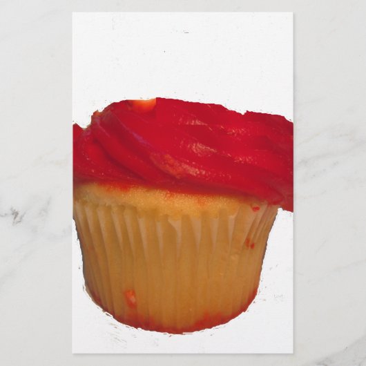 Eet mijn Cupcake Briefpapier (Voorkant)