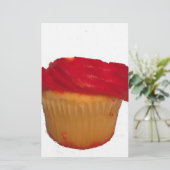 Eet mijn Cupcake Briefpapier (Staand voorkant)
