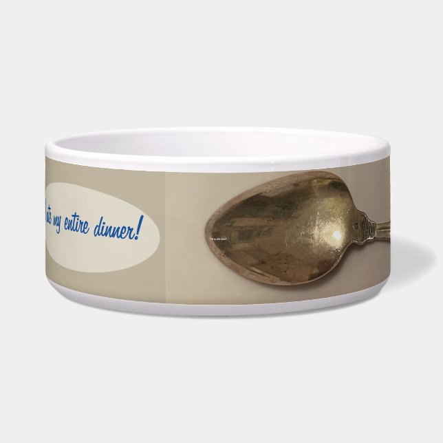 Eet mijn diner Dog Bowl Voerbakje (Voorkant)