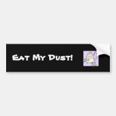 Eet mijn dust! bumpersticker (Voorkant)
