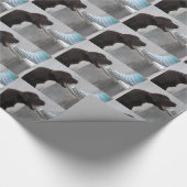 Eet mijn hoefijzer! Labrador Puppy Cadeaupapier (Hoek)