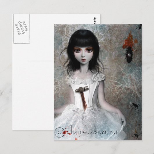 Eet mijn jam niet briefkaart (Voorkant / Achterkant)