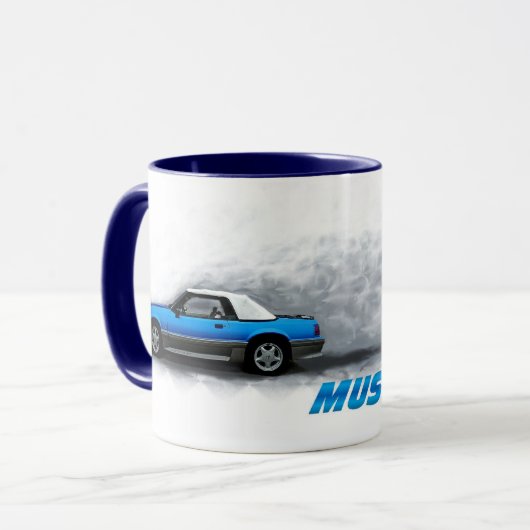 Eet mijn Mok Dust Mustang (Voorkant links)