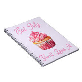 Eet mijn muffin Notitieboek (Rechterzijde)