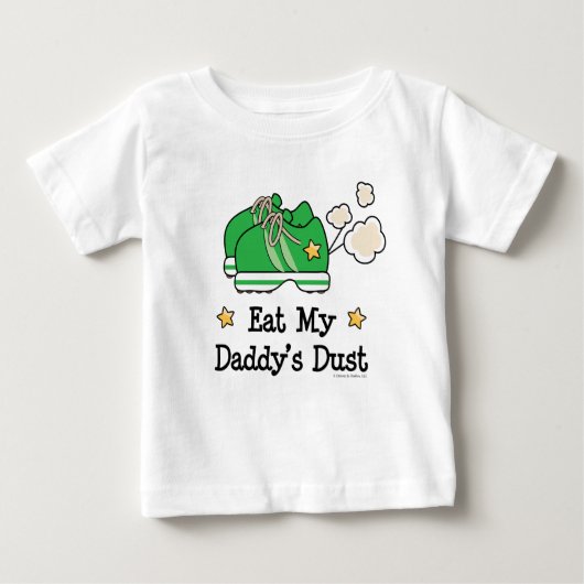 Eet mijn vaders stofloper Baby Tee Shirt (Voorkant)