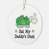 Eet mijn vaders stofsieraad keramisch ornament (Links)
