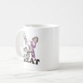 EET MIJN VLEES KOFFIEMOK (Voorkant links)