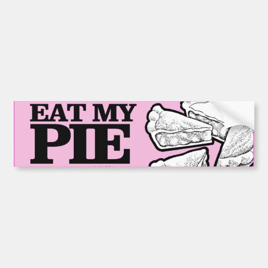 EET MIJNE TART -.png Bumpersticker (Voorkant)