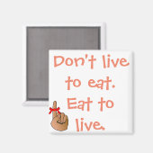 EET MINDER GEWICHT MET VERLIES MAGNEET (Voorkant / Achterkant)