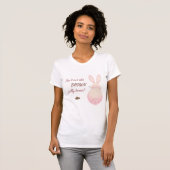 Eet niet de bruine gelei bonen dames basic t-shirt (Voorkant volledig)