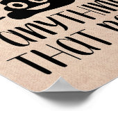 Eet niets dat poeps, Vegan Poster (Hoek)