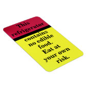 Eet op eigen risico magneet (Rechterzijde)