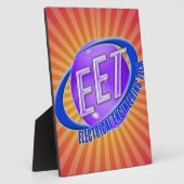 EET ORB SWOOSH LOGO ELEKTRISCHE TECHNISCHE TECHNIS FOTOPLAAT (Zijkant)